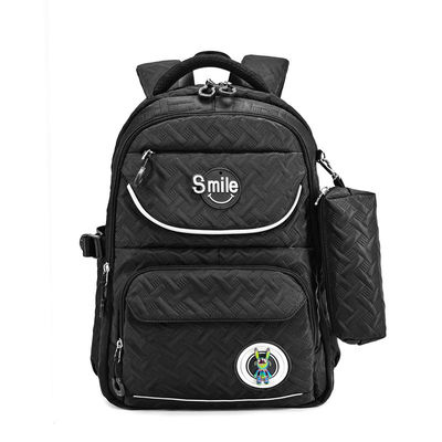 Polyester-Wasserdichte Schulrucksack mit Bleistiftkasten 17,5 Zoll OEM