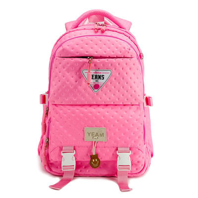 ODM rosa Unisex Schultasche Rucksack mit zwei Hauptabteil