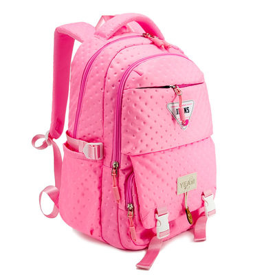 ODM rosa Unisex Schultasche Rucksack mit zwei Hauptabteil