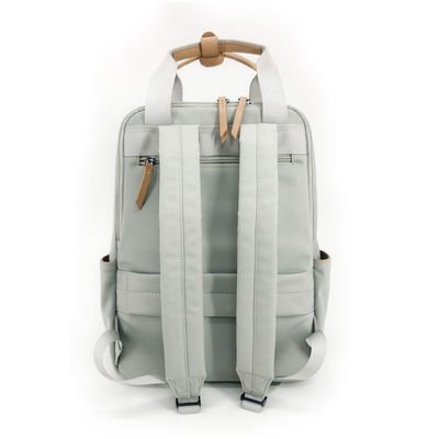 210D Polyester-Rücksack mit Reißverschluss und verstellbarem Gurt