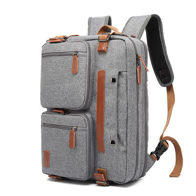 Grauer 3 In 1 Reisetasche Rucksack mit 210D-Polyesterverkleidung