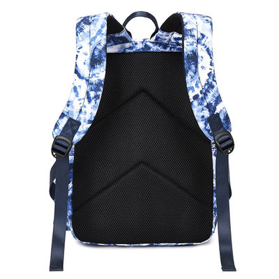 3 in 1 Blauer Rucksack, Teenager-Schule Rucksack Taschen mit Digitaldruck