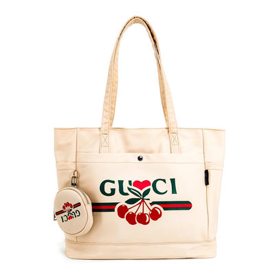 Canvas Digtal Druck Crossbody Tote Handtasche mit Münzbeutel