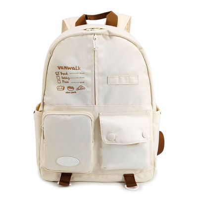 Beige Mode Schule Taschen Rucksack Rucksack Casual Style 16,5 Zoll Größe