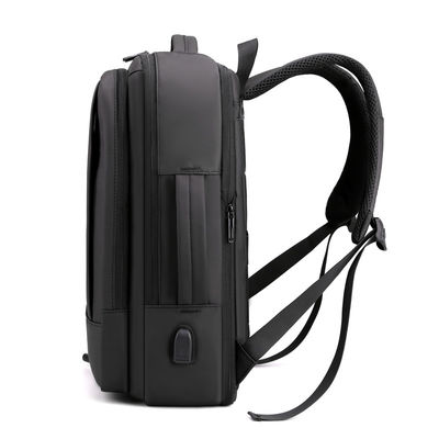 Unisex Laptop-Tasche Rucksäcke Reißverschluss mit verstellbarem Gurt