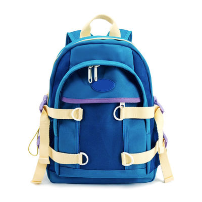 16L Kapazität Weicher Nylon Rucksack Polyester Auskleidung mit 2 Reißverschluss Taschen