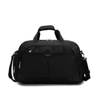Wasserdichte schwarze Nylon-Tasche mit Reißverschluss und verstellbarem Gurt