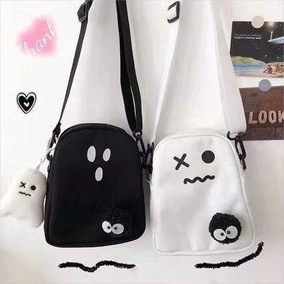 Weibliche hübsche Schulter Crossbody Taschen Schwarze Farbe mit verstellbarem Gurt