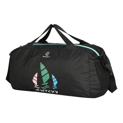Maßgeschneiderte Nylon-Tasche, wasserdicht, schwarz mit Polyesterverkleidung