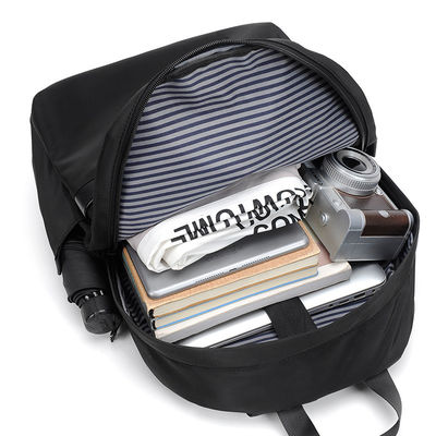 Unisex-Studenten-Tasche Rucksack Reißverschluss graue Farbe wasserdicht