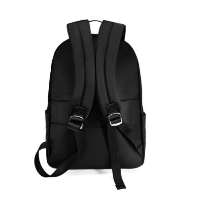 Wasserdichte schwarze Schultaschen Rucksack mittlere Größe mit 2 Innentaschen