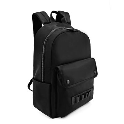 Wasserdichte schwarze Schultaschen Rucksack mittlere Größe mit 2 Innentaschen