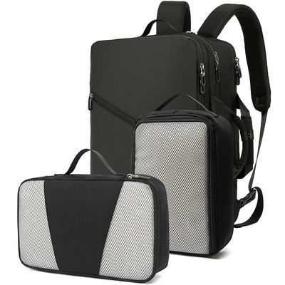 Unisex Computertasche Rucksäcke, schwarzer Laptop Rucksack wasserdicht