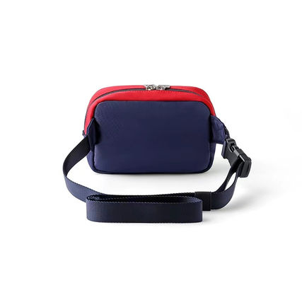 Unisex schwerer Nylon-Sling-Tasche mit Reißverschluss