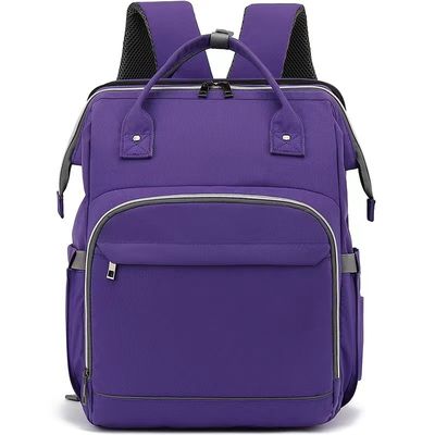Oxford Material Mikrofiber Rucksack Tote Tasche Casual Stil mit Reißverschluss