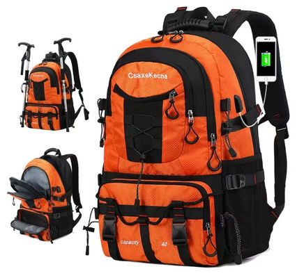 40L Großkapazität Leichtgewicht Wandern Radfahren Rucksack Außen 23 Zoll Klettern Tasche