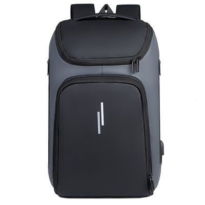 Kein Logo, reine Waren Schwarzer Laptop Rucksack Komplizierter und Luxus Rucksack
