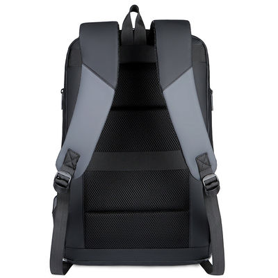Kein Logo, reine Waren Schwarzer Laptop Rucksack Komplizierter und Luxus Rucksack