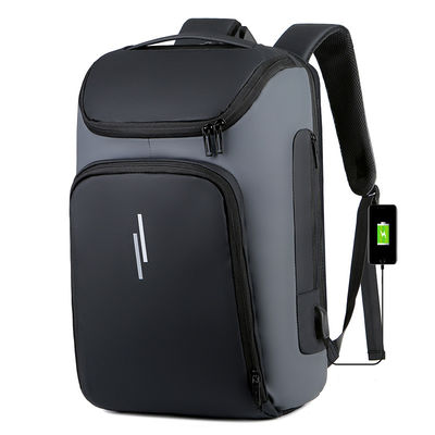 Kein Logo, reine Waren Schwarzer Laptop Rucksack Komplizierter und Luxus Rucksack
