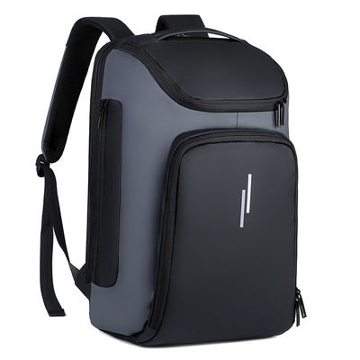 Kein Logo, reine Waren Schwarzer Laptop Rucksack Komplizierter und Luxus Rucksack