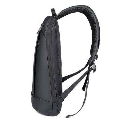 15.6 Zoll schwarz ohne Logo einzigartiger Laptop Rucksack EVA gepolstert