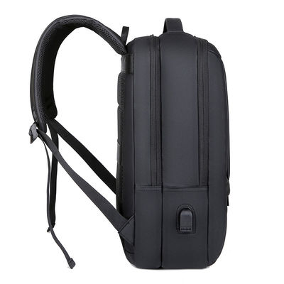 15.6&quot;Wasserdichtes Gewebe Schwarzer Laptop Rucksack