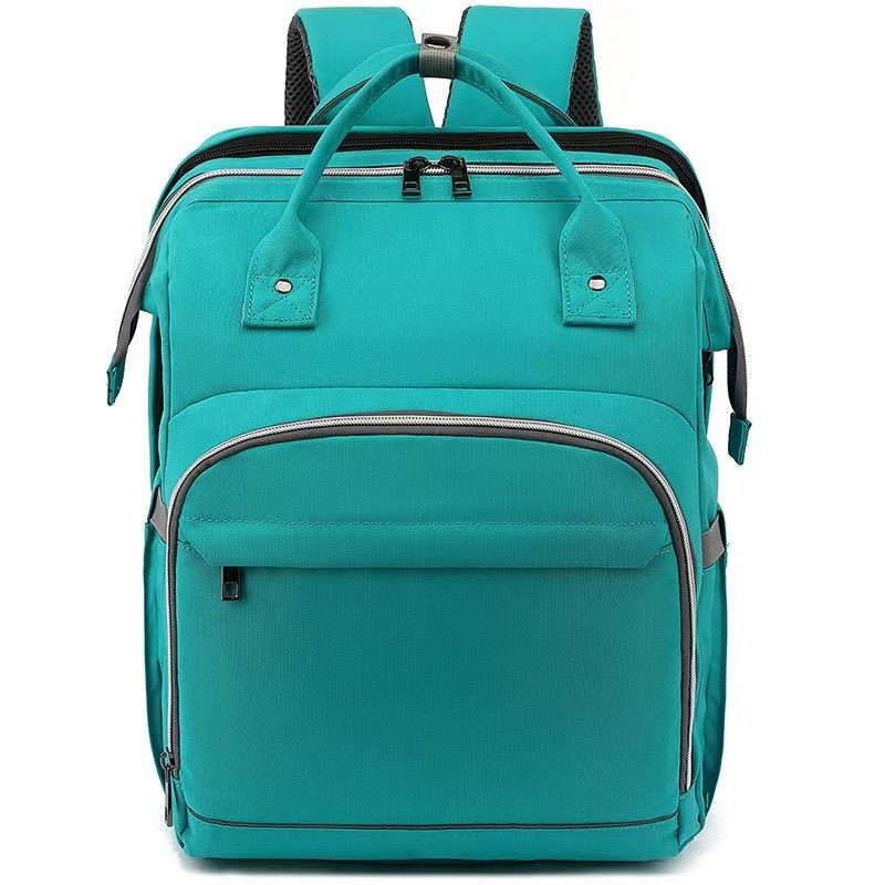 Polyester Auskleidungsmaterial Tote Bag Rucksack Grüne Farbe Für alle Jahreszeiten